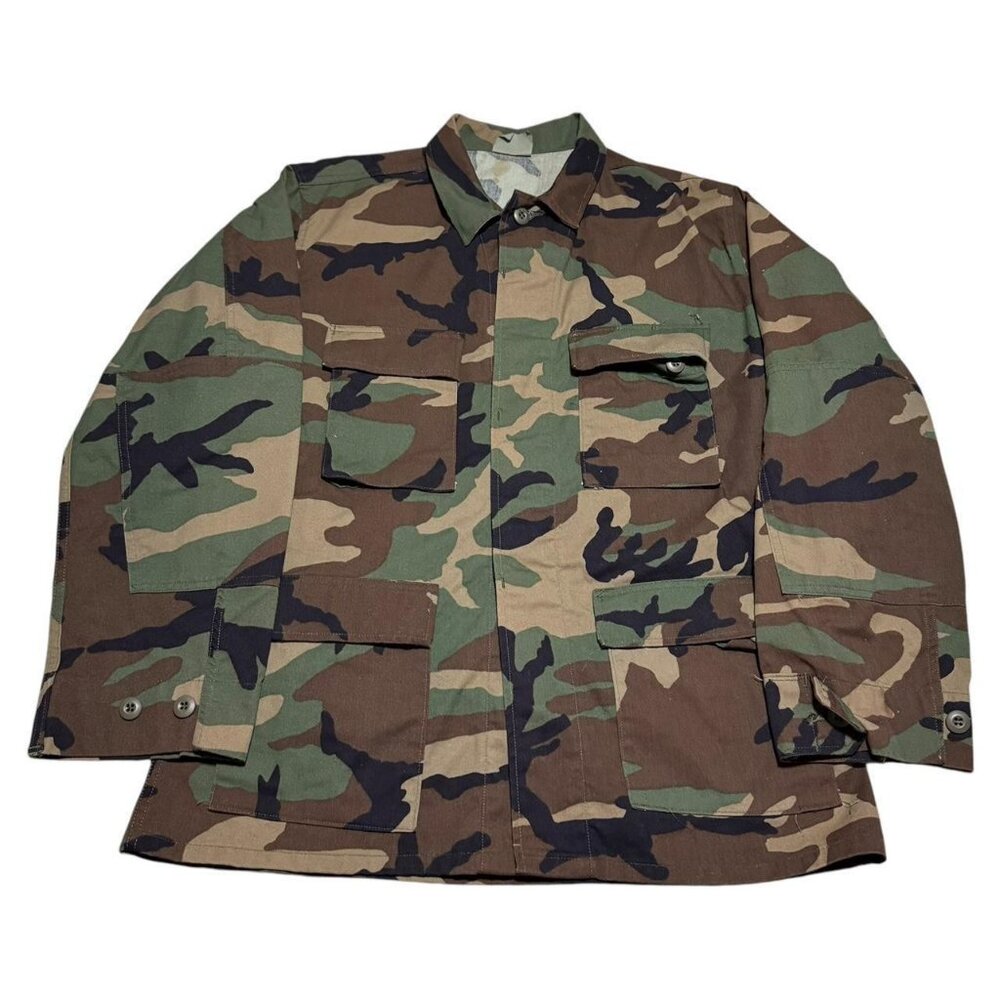Vintage DJ Manufacturing Camouflage Combat Type 1 Military Coat Men's Medium